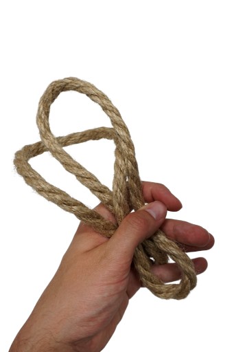 Jutová stuha, prírodná dekoračná páska, 7 cm, 5 m
