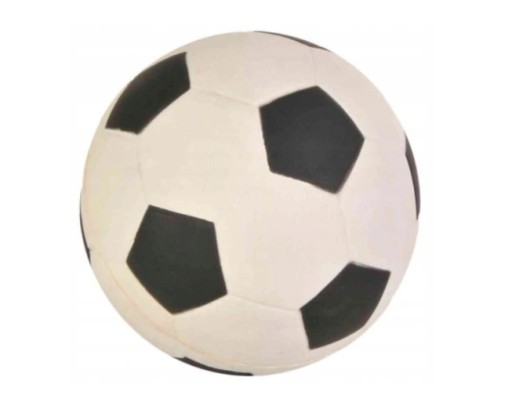Gumená futbalová lopta pre psov, mačky, fretky, 7 cm, pískacia
