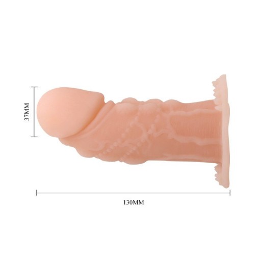 ZÁSUVKA NA PENIS S ORIEŠKAMI WOLFTOOTH 5,1''