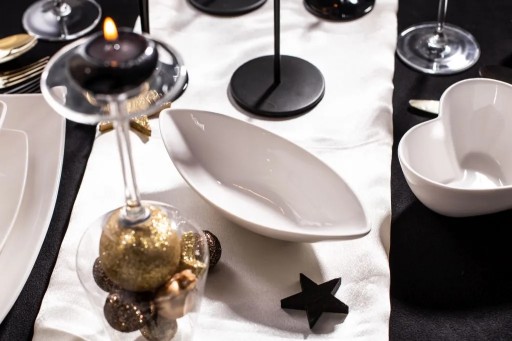 Miska na šalát, miska na občerstvenie, porcelánový čln Altom Design Regular, 19 cm