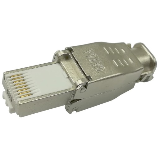 RJ45 zástrčka kat.6A STP bez náradia 8p8c kat.6a