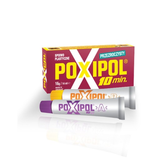 POXIPOL Lepidlo, bezfarebné, dvojzložkové, transparentné, bezfarebné, silné, 14 ml