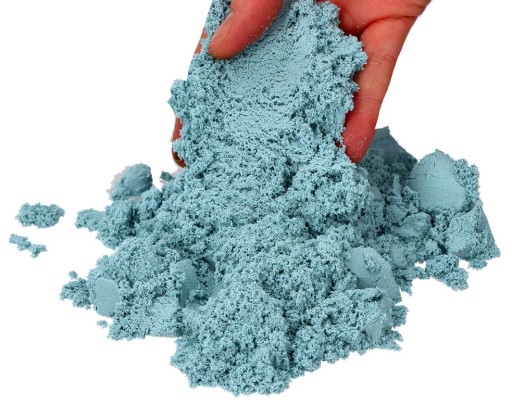 POĽSKÝ MODRÝ KINETICKÝ PIESOK 1KG PRE DETI