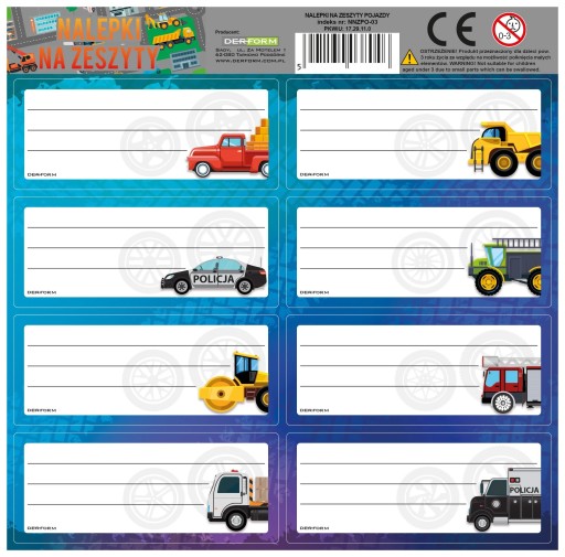 Samolepky na notebook Vehicles Derform