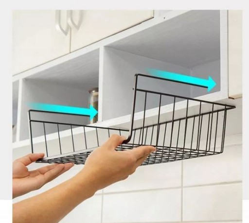 ZÁVĚSNÝ KOŠÍK NA ORGANIZÁTOR ŠATNÍKA kôš, biely, 35 cm