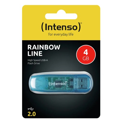 Intenso Rainbow Line USB 2.0 4Gb modrá (3502450)