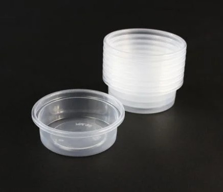 Nádoba + veko nádoby na namáčanie omáčky 100 ks / 100 ml