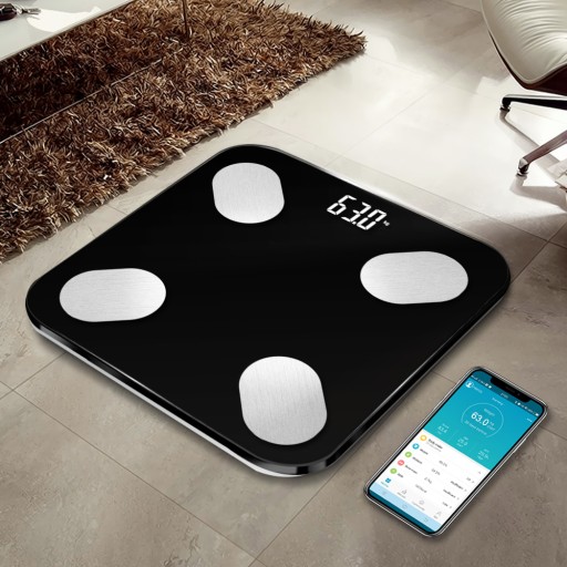 BLUETOOTH SMART KÚPEĽŇOVÁ VÁHA 25v1 180 kg ANALYTICKÁ INTELIGENTNÁ + METER