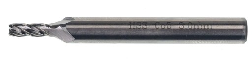 NFPa stopková fréza fi 3 mm HSSCo kobalt DIN 844 ch6