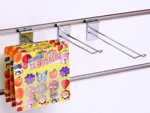 HÁČIK NA VESMÍRNY OBCHOD NÁSTENNÝ PANEL DVOJITÝ 15cm HÁČKY
