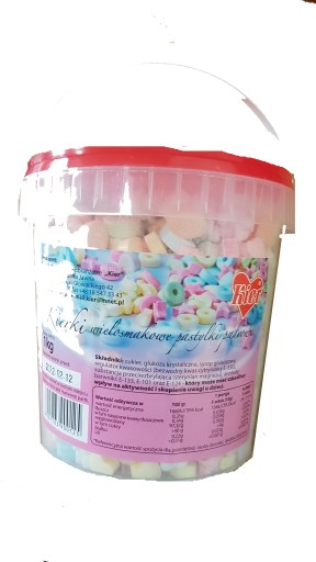 KIER CUKROVINKY, VIACOVOCNÉ PRÁŠKOVÉ PASTILKY 1 KG