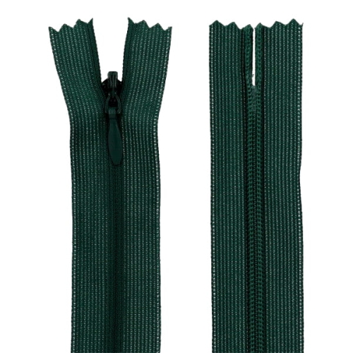 KRYTÉ Zipsy 30cm TMAVOZELENÉ 1 ks.