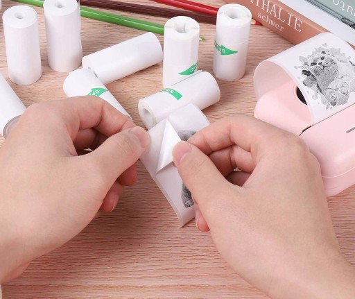5x SAMOLEPIACI TERMOPAPIER NA TLAČ PRÍKLADOV
