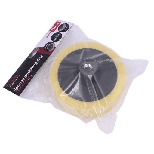 Leštiaci kotúč so špongiou 150mm žltý normal