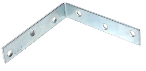 Oceľový uholník 10 cm x 10 cm, dĺžka 10 cm, hrúbka 2 mm
