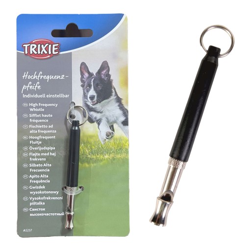 TRIXIE píšťalka Kovová ultrazvuková, tichá pre psov