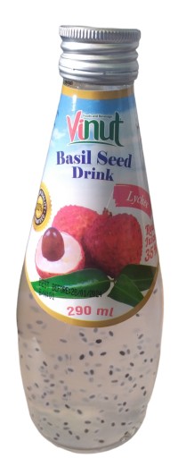 Liči nápoj s príchuťou bazalky VINUT 290 ml