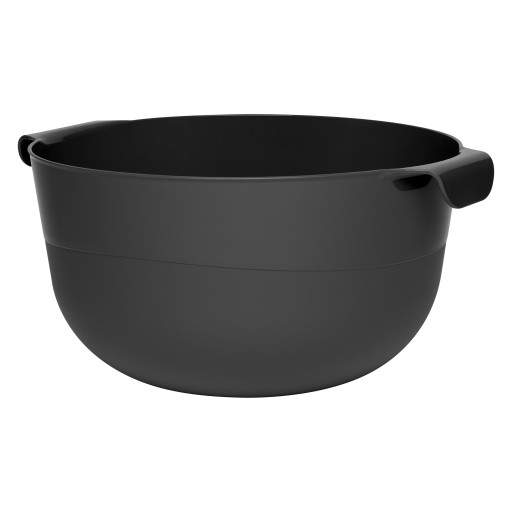 PLASTOVÁ KUCHYŇSKÁ MISA NA MIEŠANIE POTRAVÍN, RÚČKY, 4L, ČIERNA