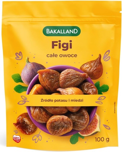 Bakalland veľké ovocie sušené figy 100g, prírodné, bez konzervantov, PREMIUM