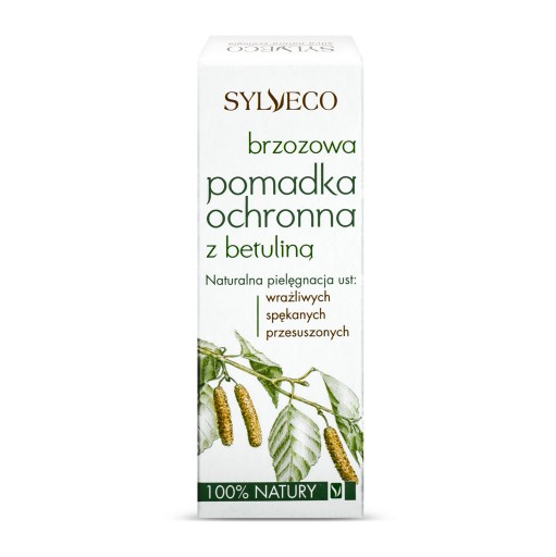 Brezový OCHRANNÝ RUŽ s betulínom SYLVECO 4,6 g NATURAL