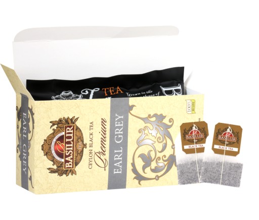 EARL GREY čierny čaj, bergamot, Vrecúška 25x2