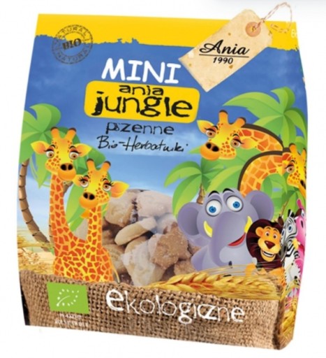 ANIA Bio sušienky Mini Jungle 100g