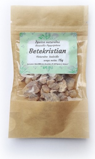 betekristian prírodná vonná živica