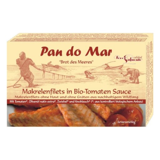 Makrela v bio paradajkovej omáčke 120g