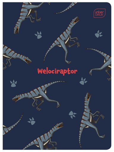 4 X ZÁPISNÍK A5, 32 STR., MRIEŽKA S OKRAJMI, DINOSAURY