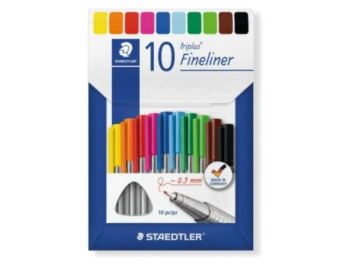 Sada 10 farieb Staedtler Fineline