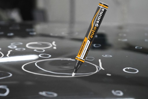 PDR Marker Chalk Black White Sada 2 dentálnych odstraňovačov