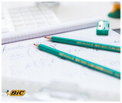 BIC EVOLUTION 655 HB NEZlomiteľná ceruzka S GUMA X12