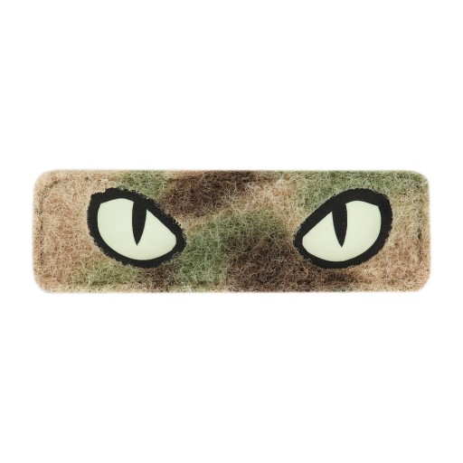 NÁŠPISKA CAT EYES CAT EYES TYP 2 LASEROM REZANÝ VELCRO SVIETEĽNÝ M-TAC MULTICAM