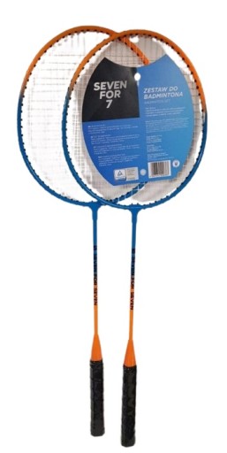 BADMINTONOVÁ súprava Sedem pre 7 2 rakety, 2 loptičky, 4 prvky