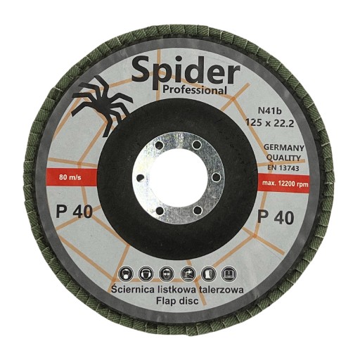 KOTOUČOVÁ KLAPKA BRÚSNE KLAPKA KLAPKA PIDER 125mm GR40 GERMA 1ks