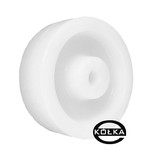 Polyamidové koleso fi. 100 mm, klzné ložisko, otvor v náboji fi. 15 mm