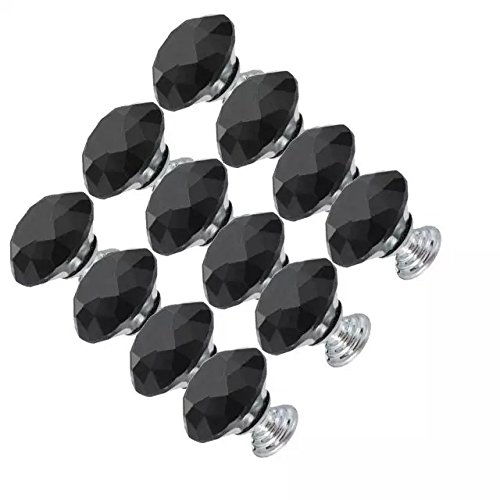 KRIŠTÁĽOVÝ NÁBYTOK ÚCHYTKA 40mm ČIERNA