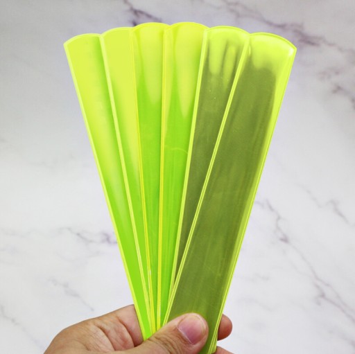 SAMOUPÍNACÍ BEZPEČNOSTNÝ REFLEXNÝ PÁS UPOZORNENIE ŽLTÝ
