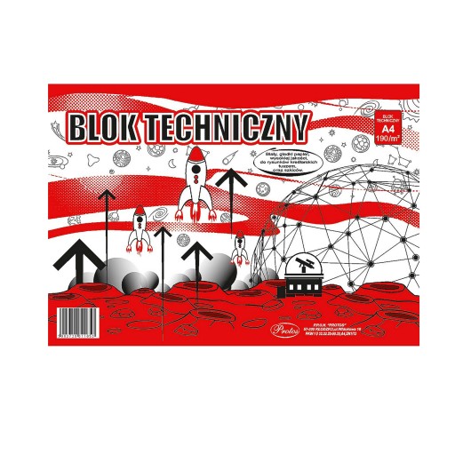 TECHNICKÝ BLOK A4 190g 10 LIST PROTOS MIX 1 ks
