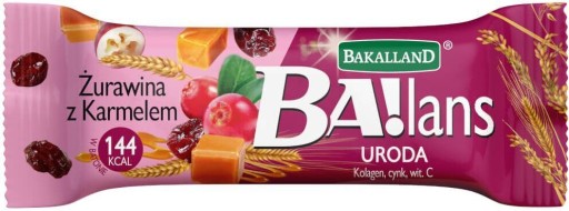 BA!lans Cranberry with Caramel Bakalland cereal bar 35G x 5 KS