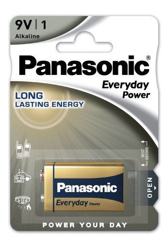 Alkalická batéria Panasonic Everyday Power 1S 9V