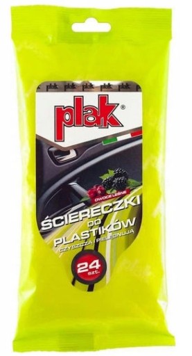 Utierky do kokpitu Plak WIPE FOR PLASTICS 24 ks