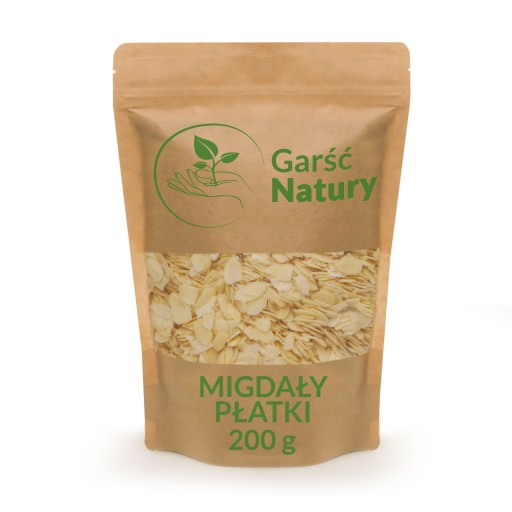 MANDLE MANDĽOVÉ VLOČKY Mandľa 200g Rezané XXL