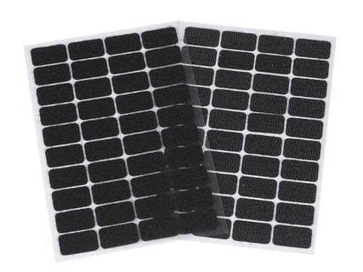 SAMOLEPIACI VELCRO OBDŽNÍKOVÝ VELCRO 15x25 ČIERNA 40 ks.