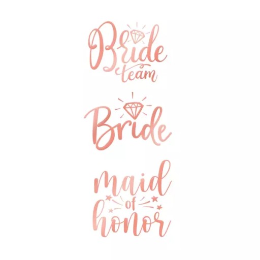 UMÝVAJÚCE TETOVANIE Slepačí párty Bride to Be 13x
