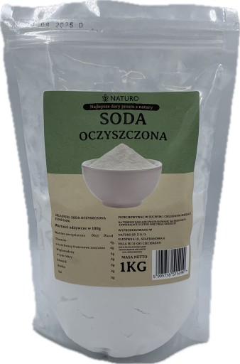 Sóda bikarbóna 1kg Prírodný hydrogenuhličitan sodný / Naturo