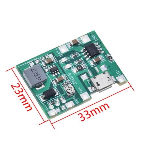 Li-ion nabíjačka TP4056 + ADJ prevodník do 27V