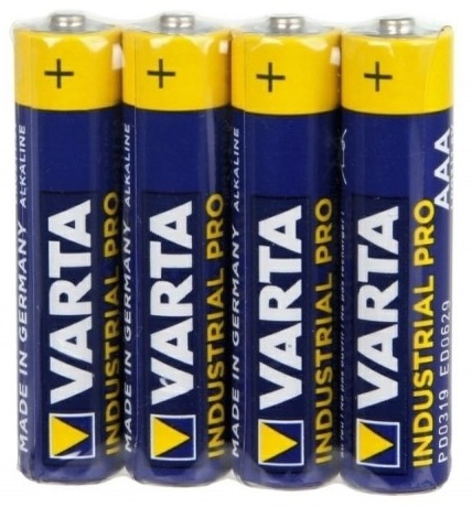 4x alkalická batéria Varta Industrial AA/LR6