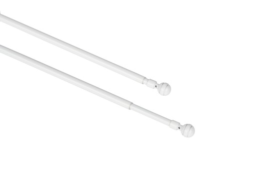 Mini nastaviteľná záclonová tyč Zazdrostka Zazdroska DAVI 40-60 cm