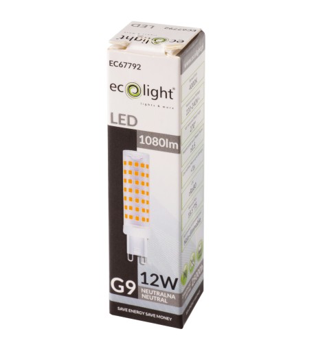 Ecolight G9 12W A+ LED žiarovka